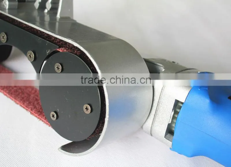 Electric Double Reduction Gear 900W VTC Pipe Belt Sander For Stainless Steel