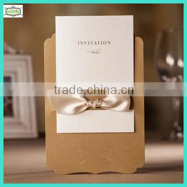 2014 hot sale wedding invitation scroll
