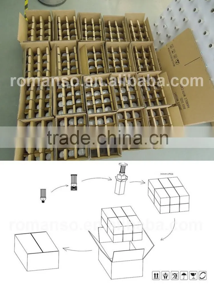 Alibaba China New design 45w e27 e40 led lamp 360 degree led corn light with CE RoHS