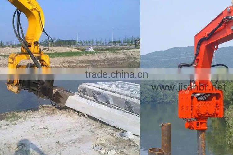 high quality vibratory pile hammer in construction parts