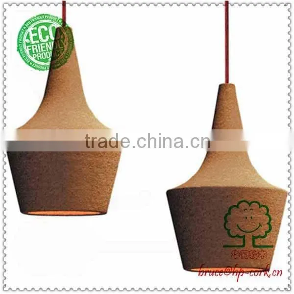 nature cork lamp shade