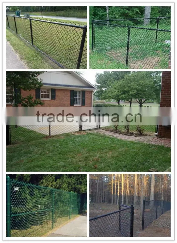 high quality and low price galvanized chain link fence
