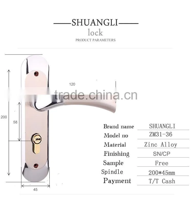 Good sale medium size door handle from China