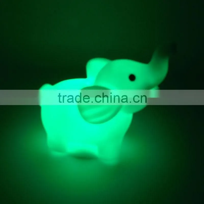 Newest Design Rotocast Soft Elephant Cute Led Light Soft Toy