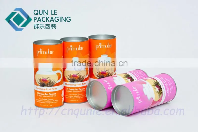 New Design Tea can with metal insert lid