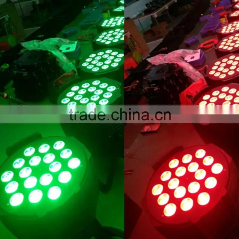 Stage led wall wash par 18 x 10w Led Par Can Light RGBW 4 In 1 DJ Lighting