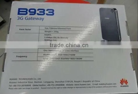 Unlock Huawei B933 Router