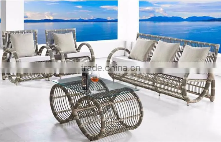 Good Quality wholesale Sofa Furniture Cheap Garden Outdoor Rattan Sofa Set