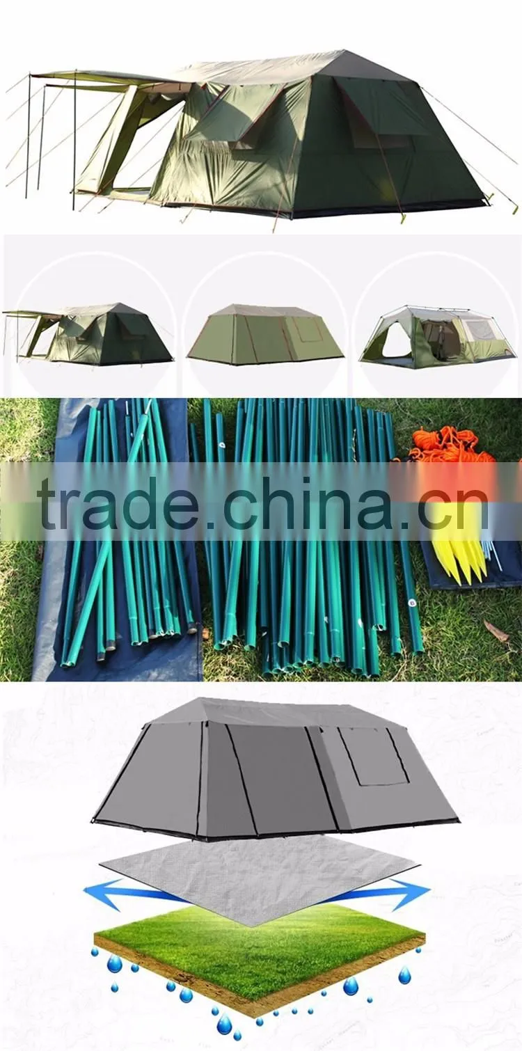 12 Person Camping Hiking Teepee Fishing Shade Big Play Shelter Luxury Hotel Family Tent