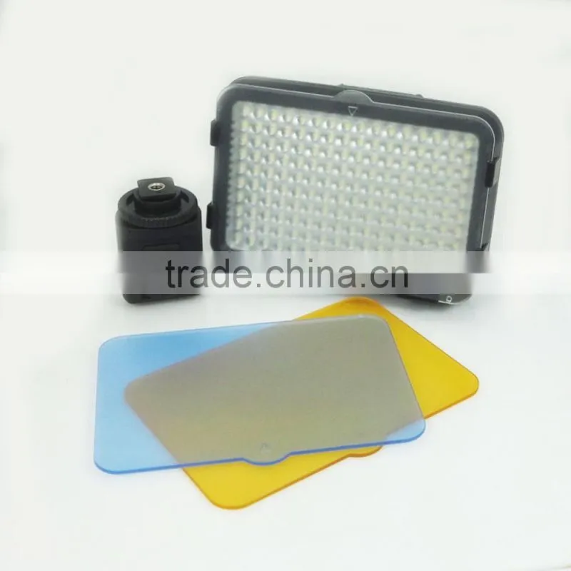 SHOOT XT-160 5000-5800K LED Video Light Camcorder Lighting Lamp Camera CN-160 standard ISO 518-2006 hot shoe