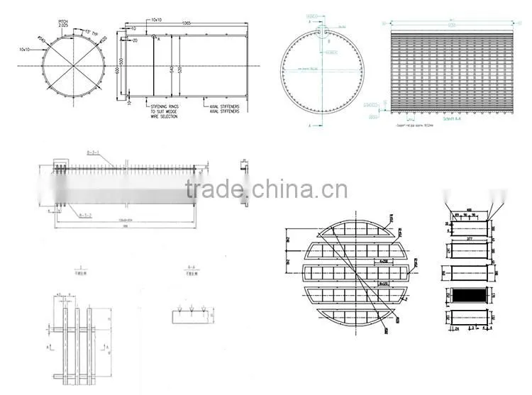 China 1 inch top quality wedge wire screen
