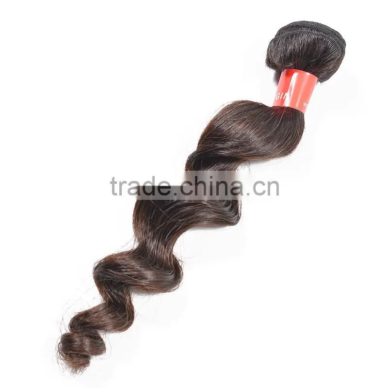 First class quality sample order accepted peruvian virgin remy clip in hair extension