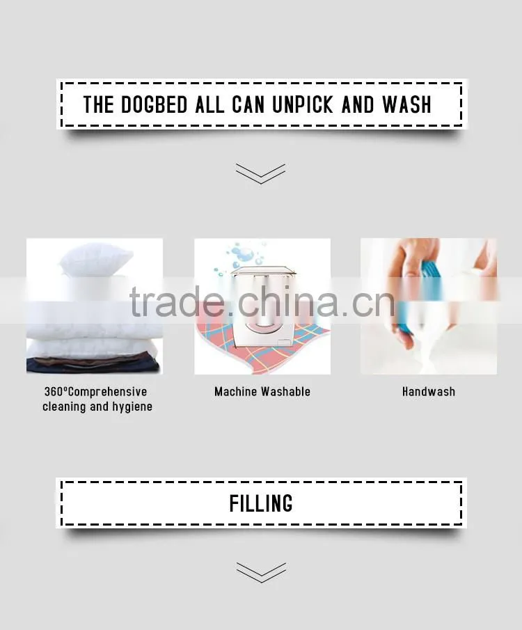 The fashion design and reasonable price dog bed with linen cloth and many types