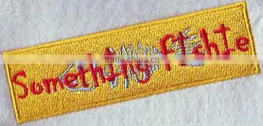 Cheap promotional fishes embroidery patches Iron on clothing fabric.