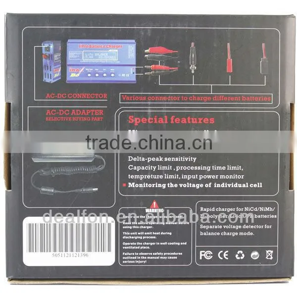 200W B6 Li-ion Polymer Digital Balance Charger For 2s to3s 7.4v to 22.2v Battery
