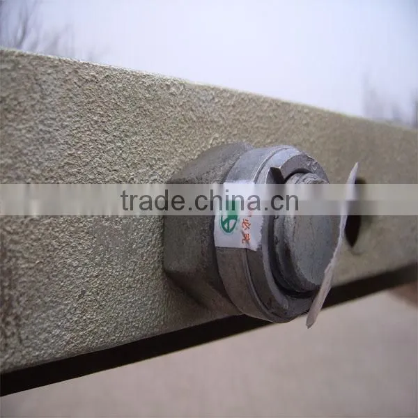 No.9 round with spring & ball anti-theft lock nut