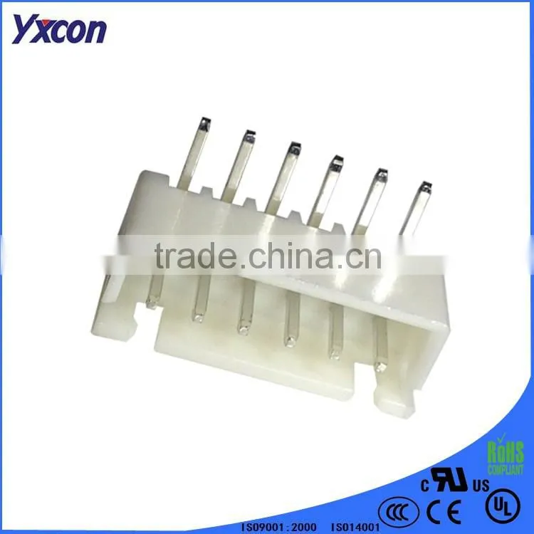 2.50mm pitch 6 pin right angle single row wafer connector