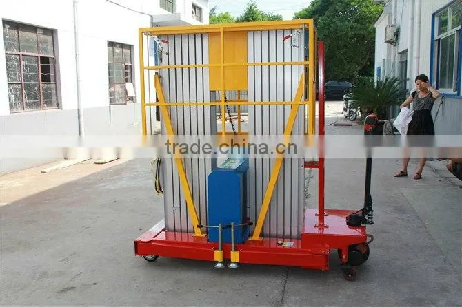 Mobile electric aluminum aerial lifting work platform