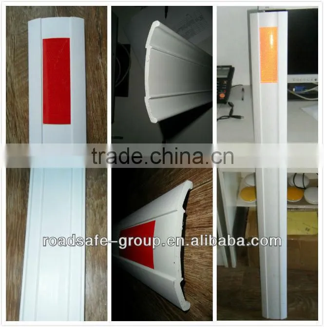 Manufacture road safety reflective PVC delineator post / traffic sign post