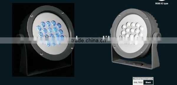 3X2W 6W LED Color Changing Landscape Lights Waterproof 12V IP65