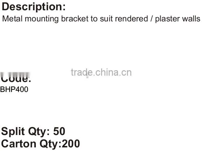 Australian Standard Behind Plaster Bracket