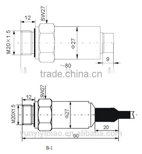 high quality alibaba china piezoresistive pressure transducer