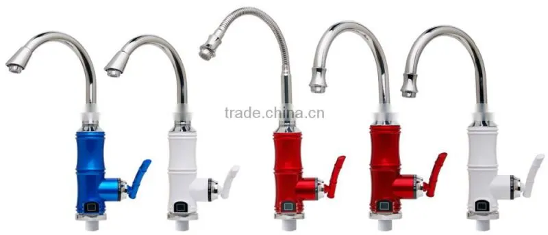 Instant tankless water heaters electric heating faucet with LED display