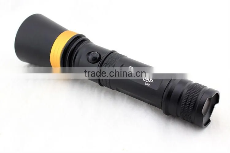 GOREAD Y84 high Bright zoom dimming 1000lum T6 LED flashlight
