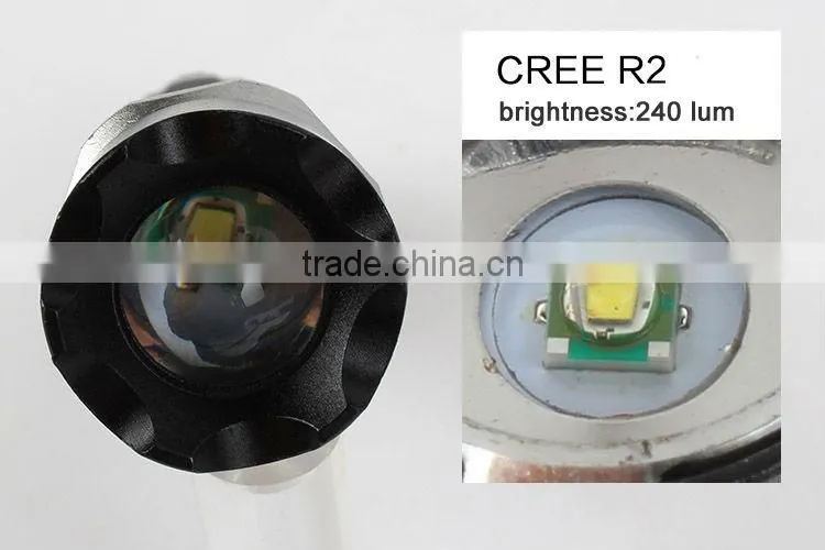 Goread C28 AA 14500 rechargeable zoom aluminum LED torch light