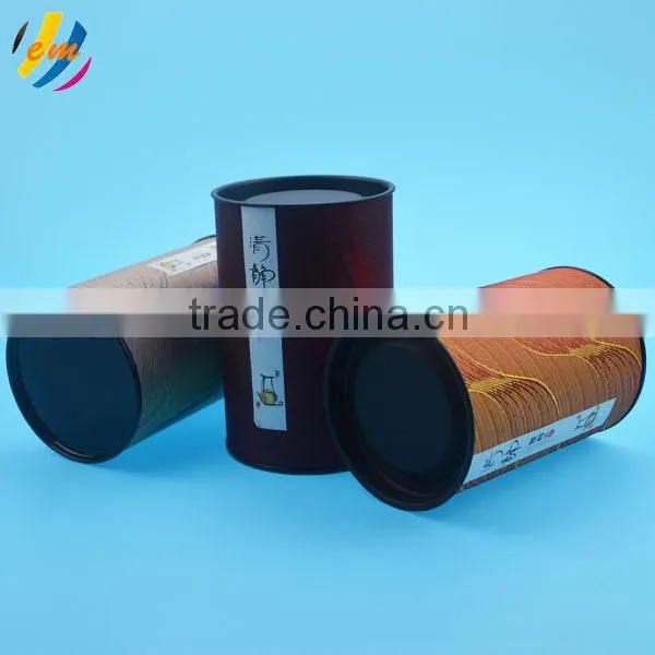 Round tea paper canister with custom printing