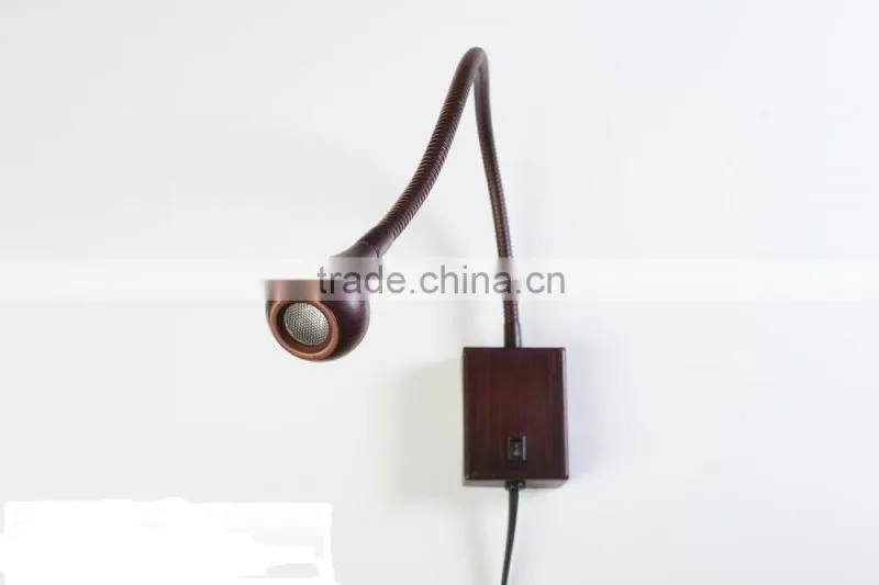 Flexible Gooseneck Sconce Wall Mounted LED light Bronze finish