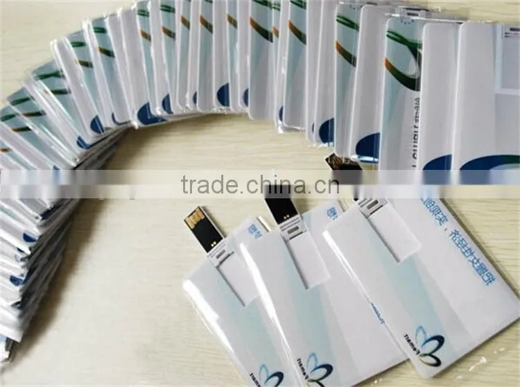 Credit card usb flash drive with full color printing