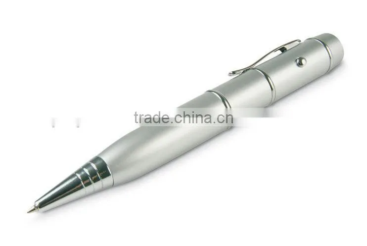 Promotion Ballpoint usb pendrive with laser pointer 4GB 8GB 16GB