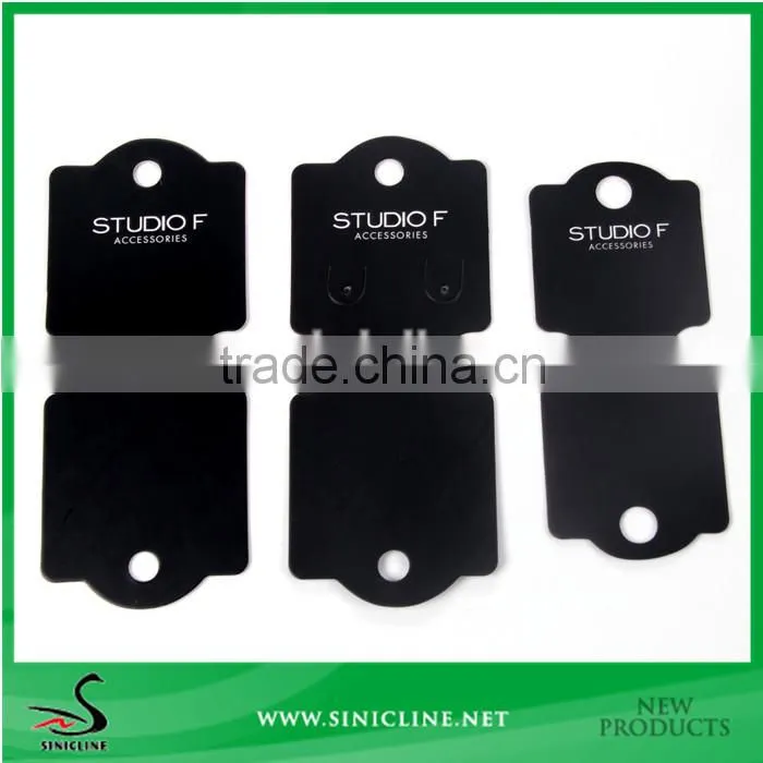 Sinicline Custom Black folding Jewelry Tag