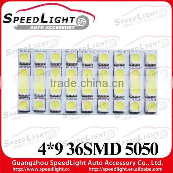 Factory Supply Super Brightness 12SMD 5050 With 3 Socket Bus Interior Light