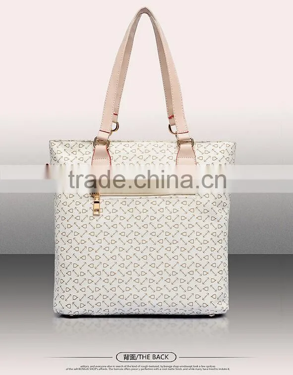 wholesale handbag china High quality trendy branded lady printing handbag bag in bag