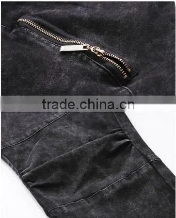 Jeans woman feet harem pants women slacks spring new personality Europe Joker slim slimming pants