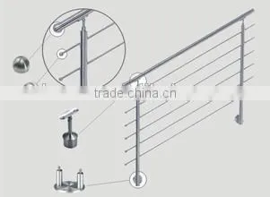stainless steel small size round end cap for bar