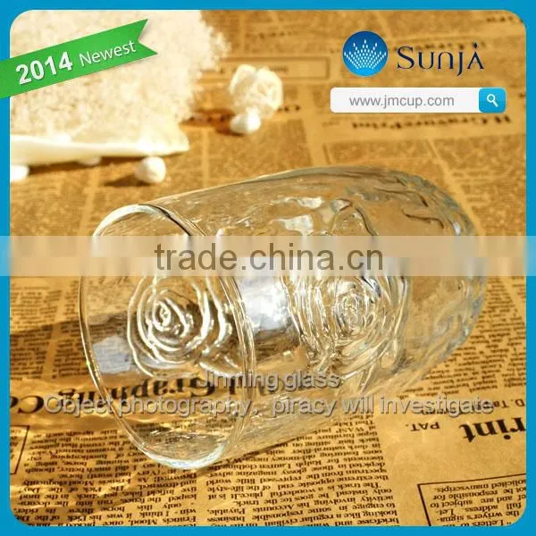 fancy crystal reusable perfect glass tea cup water cup