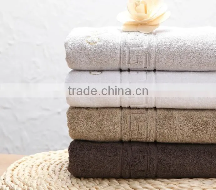2015 new design wholesale hygroscopic cheap white cotton hand towel restaurant