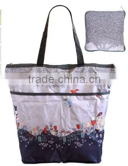 Foldable, Reusable, Eco Grocery, shopping tote bag
