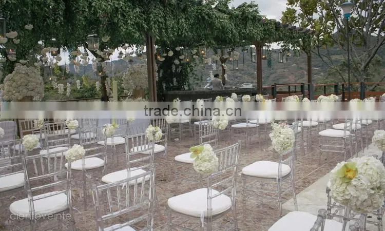 Transparent Chiavari Chair with movable cushion