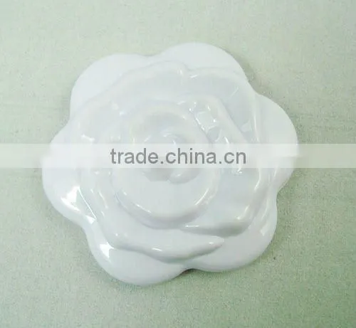 Flower shape single side compact mirror/cosmetic mirror/make up mirror/vanity mirror/pocket mirror for promotion