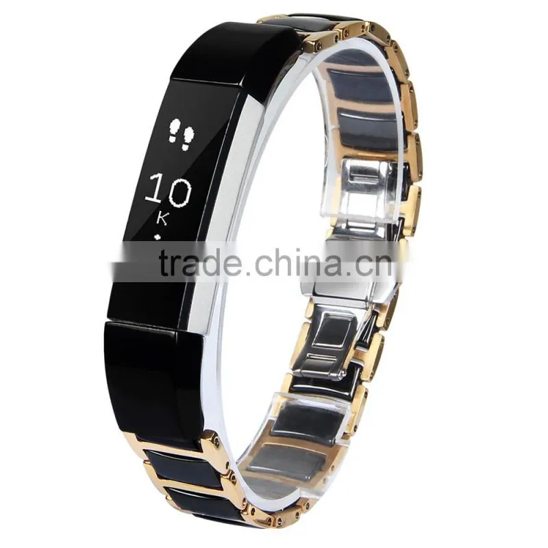 Metal strap for fitbit alta,Ceramics band for fitbit alta,stainless steel replacement band for fitbit alta