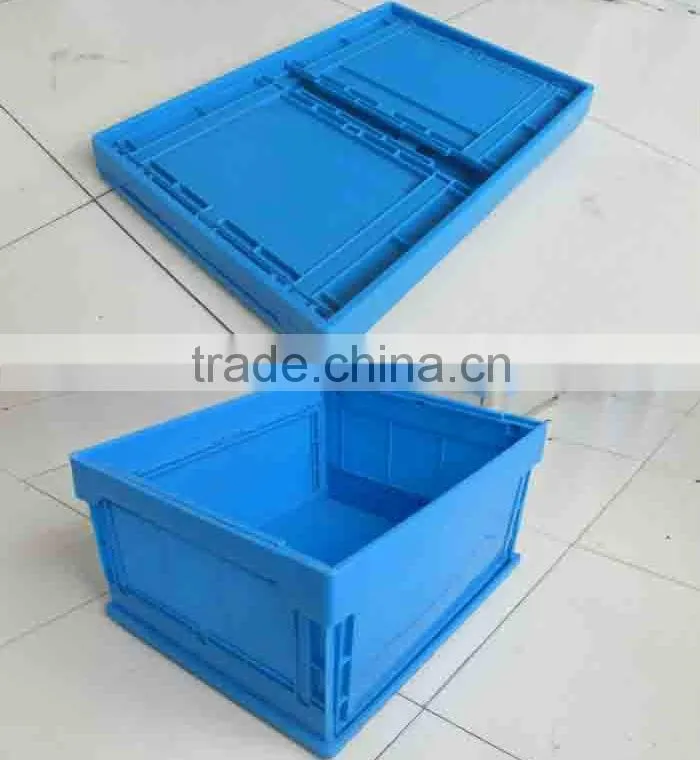 factory warehouse plastic folding storage boxes
