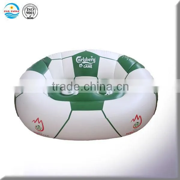 Inflatable football sofa
