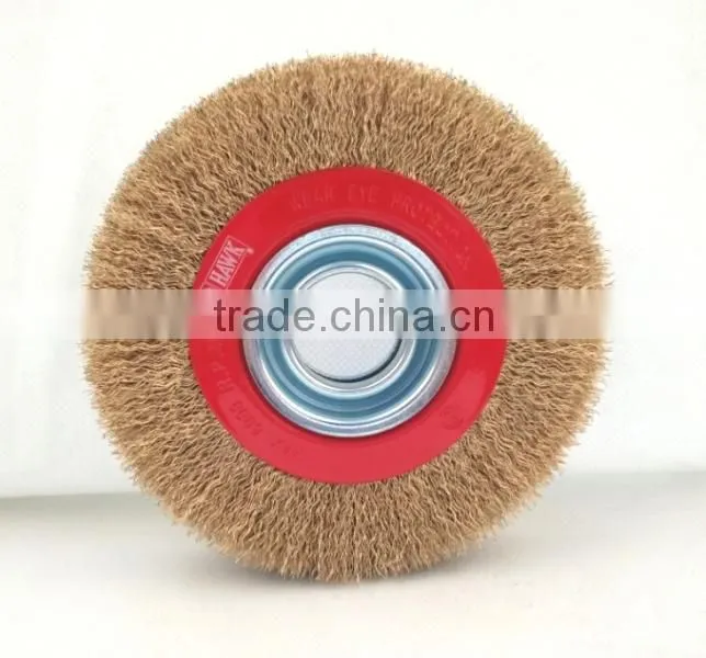 crimped bench grinder brushes