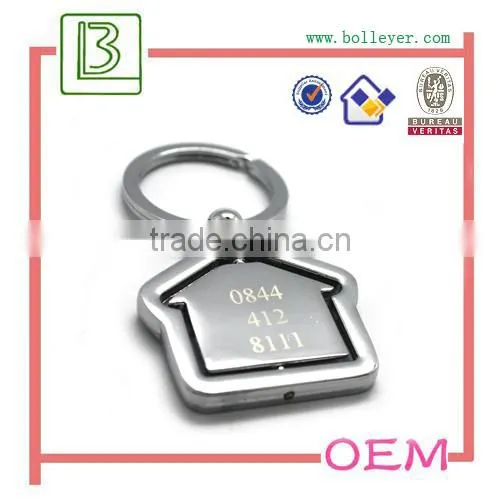 custom logo Printed Promotional Keyrings