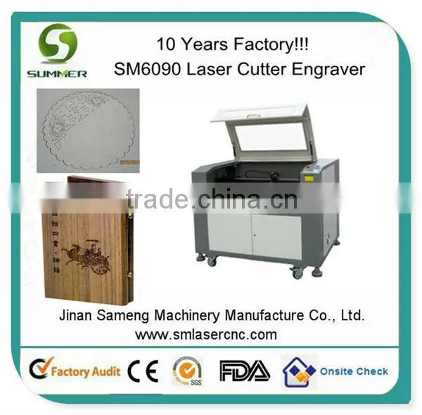 SM6090 arts crafts industry used cnc laser cutting