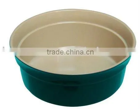Popular hot sale health melamine portable round pet bowl
